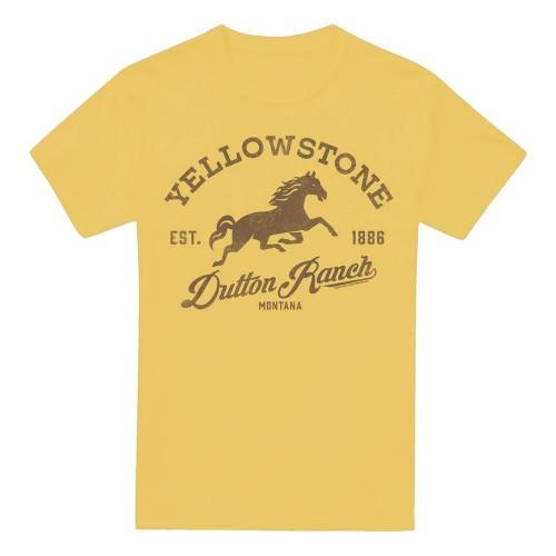 Yellowstone Mens Dutton Ranch Horse T-Shirt