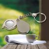 Folding Pocket 8X Magnifier Loupe Magnifying Glass Lens With Keychain