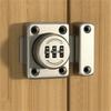 Anti-Theft Password Lock with 3 Digits No Keys Needed Cabinet Door Lock  Door Hardware