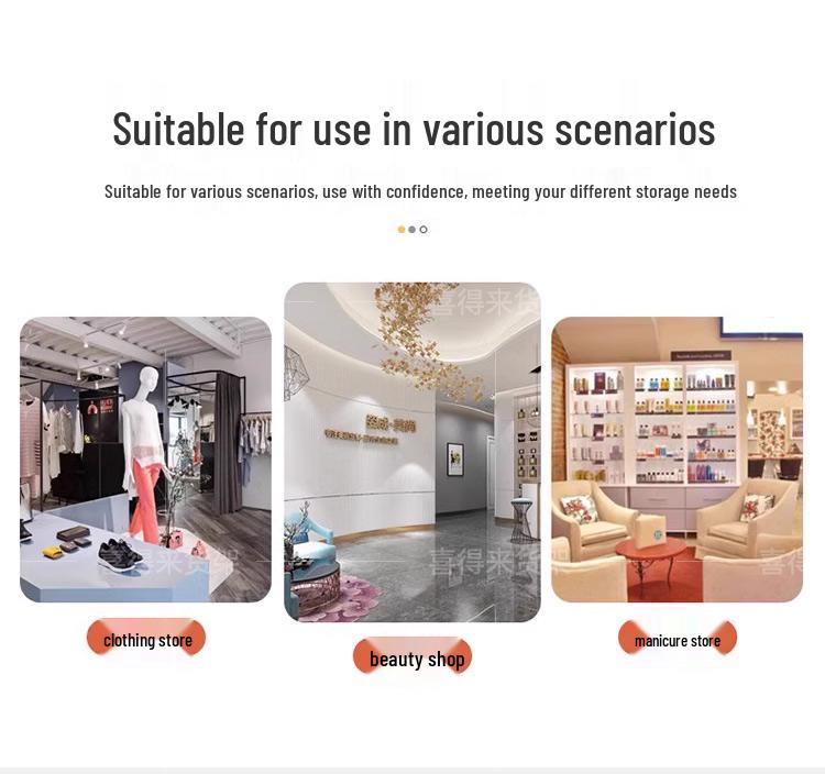Double-Sided Clothing Display Table for Store Center