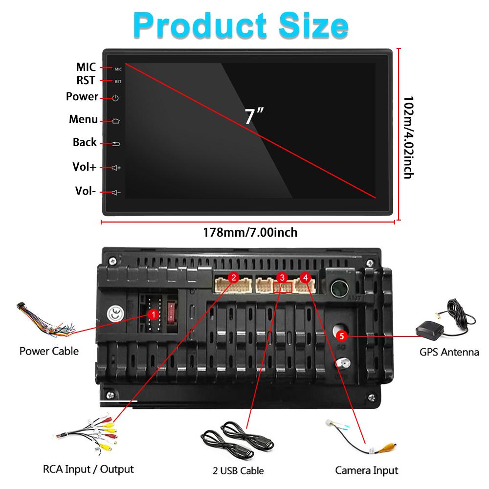 Автомагнитола с большим встроенным экраном