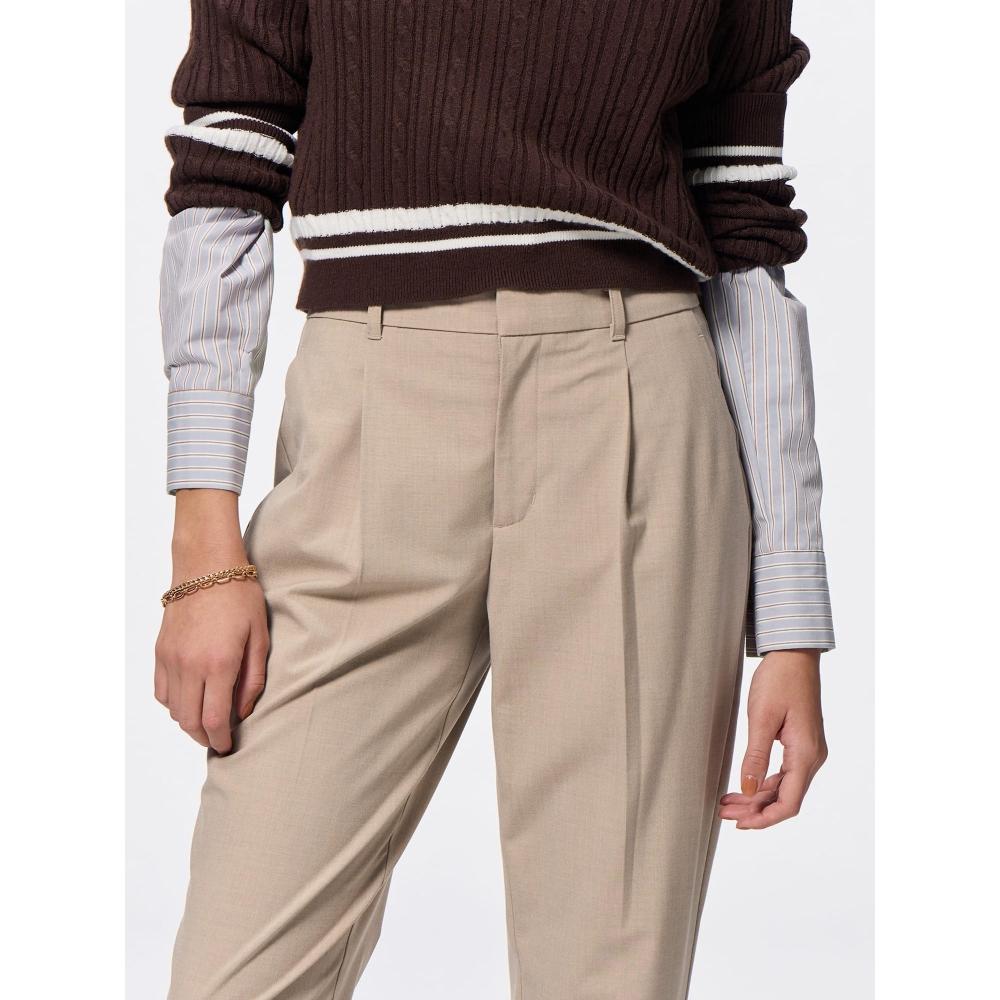 GU by Uniqlo Моющиеся зауженные брюки Z+ec длиной 73,0 см 