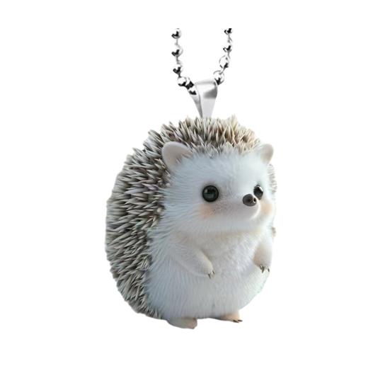 Christmas Acrylic Cats Car Pendant with Lanyard Cute Cat Decoration Backpack Keychain