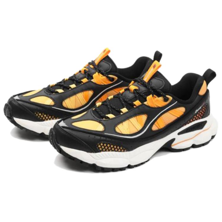 Anta Champion G02-V4 Удобные Универсальные Нескользящие Износостойкие Низкие Повседневные Кроссовки Мужские Черный Желтый 112518813AS-3