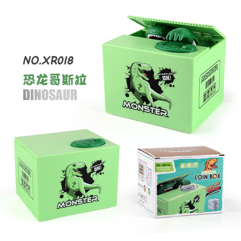 Детская игрушечная копилка, мультяшная электрическая копилка для кражи денег, забавная копилка для монет, подарок на день рождения для ребенка