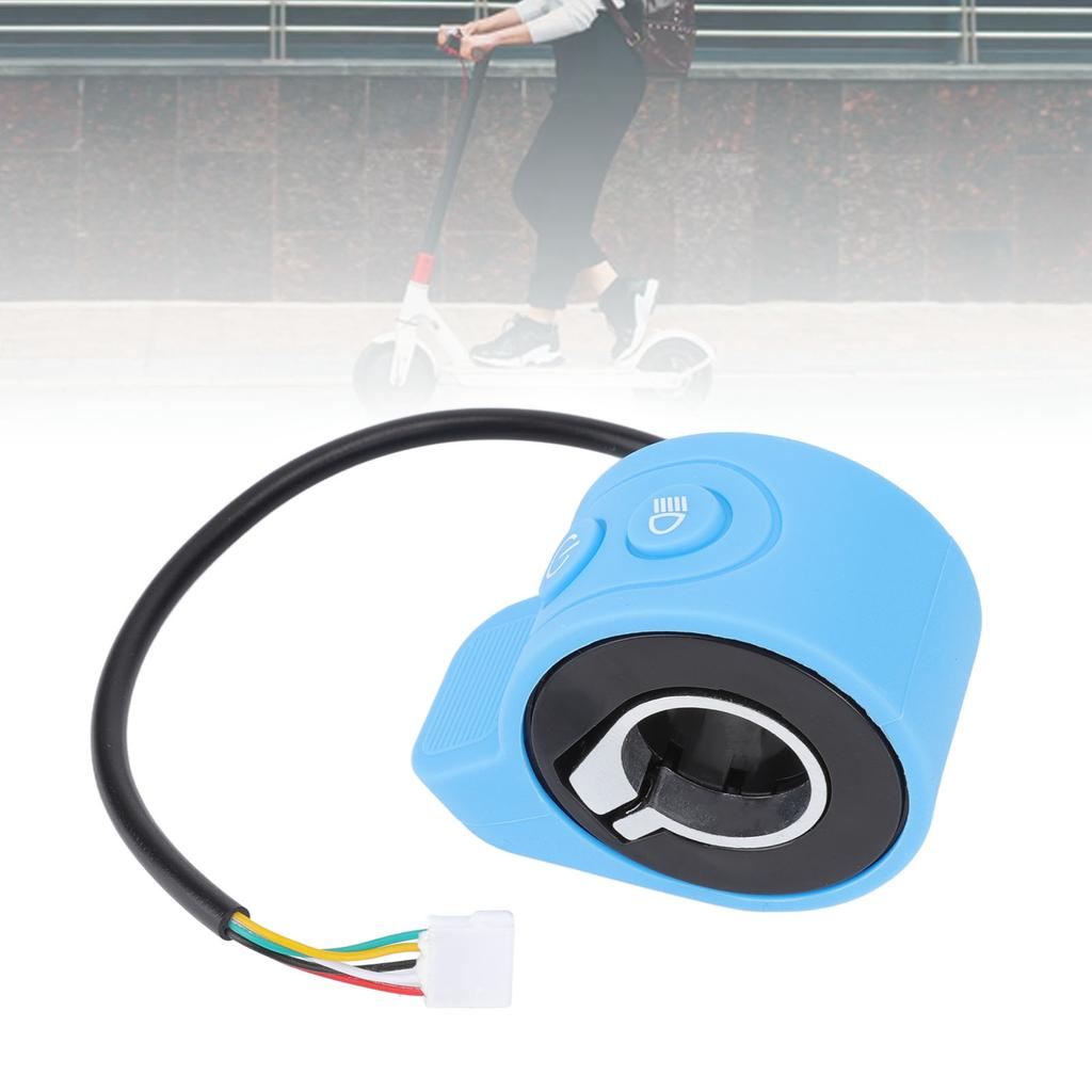ZK40 Electric Scooter Thumb Throttle Accelerator Sensitive Scooter Throttle Knob for Xiaomi Electric Scooter Blue