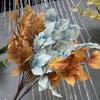 Artificial Leaves Bouquet For Wedding Decor And Event Photography With Realistic Look For Home And Hotel Decoration