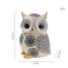 Owl Figurine, Garden Object, Feng Shui, Good Luck, Lucky Charm, Cute Owl Decor, Energetic Owl, Gift (Set of 1)