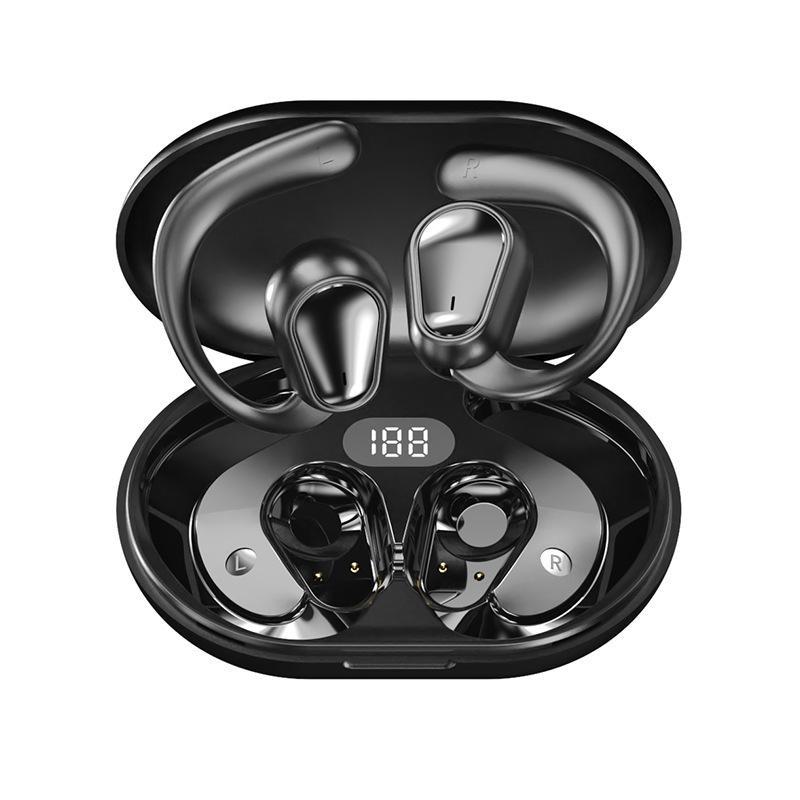 Беспроводная Bluetooth-гарнитура OWS с костной проводимостью, креплением-крючком, длительным сроком службы батареи и шумоподавлением для занятий спортом