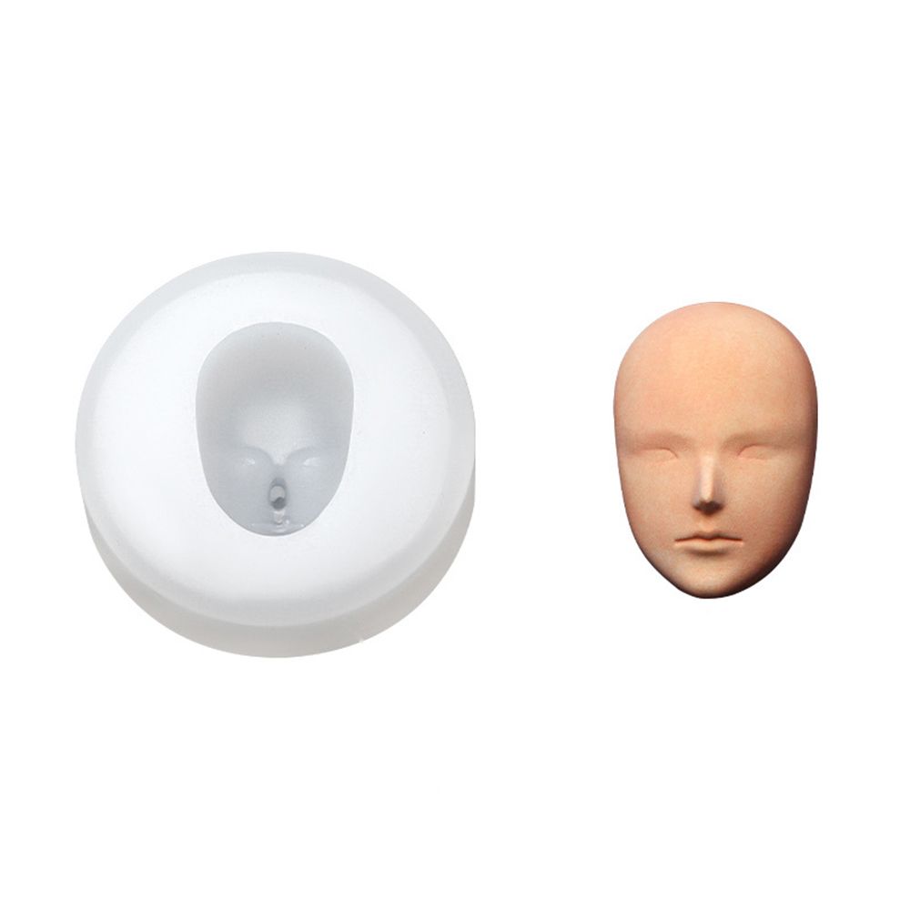 Аксессуары для украшения куклы, глиняная голова, Sculpey, силиконовые формы для детского лица, 3D-форма для лица