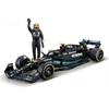 Bburago 2023 Model Scale F1 Petronas W14 E Performance with Lewis Hamilton Figure Race Sports Car Miniature Diecast Model Car 1/24 Mercedes-AMG #44 /