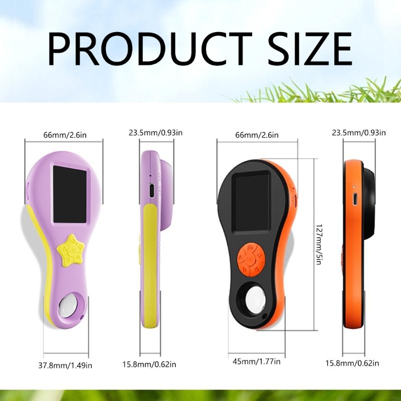 Portable 2MP Magnifier with Camera Function for Kid Student Experiments and Outdoor Observations Educational Exploration