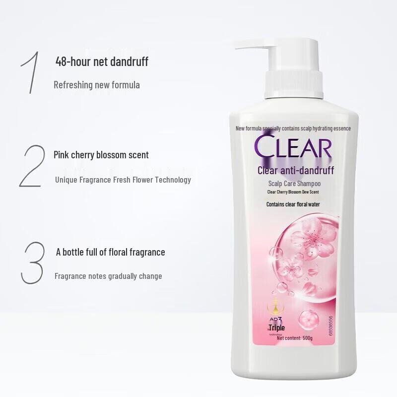Clear Cherry Blossom Anti-Dandruff Shampoo