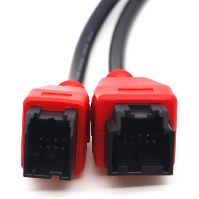 12+8 Pin Connector To OBD2 Adapter Security Bypass Cable For SGW-Equipped FCA Vehicles For Diagnostics, Coding And Programming, Compatible With JScan