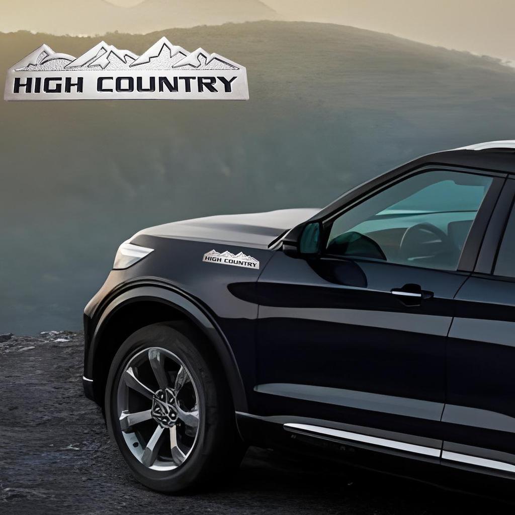 Наклейка "Снежная гора высокогорья" для Chevrolet, Jeep, Dodge, Ford