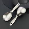 Non-Stick Pure Titanium Rice Spoon Lightweight Anti-Bacterial Serving Spoon Wear-resistant Heat-resistant Rice Cooker Spoon