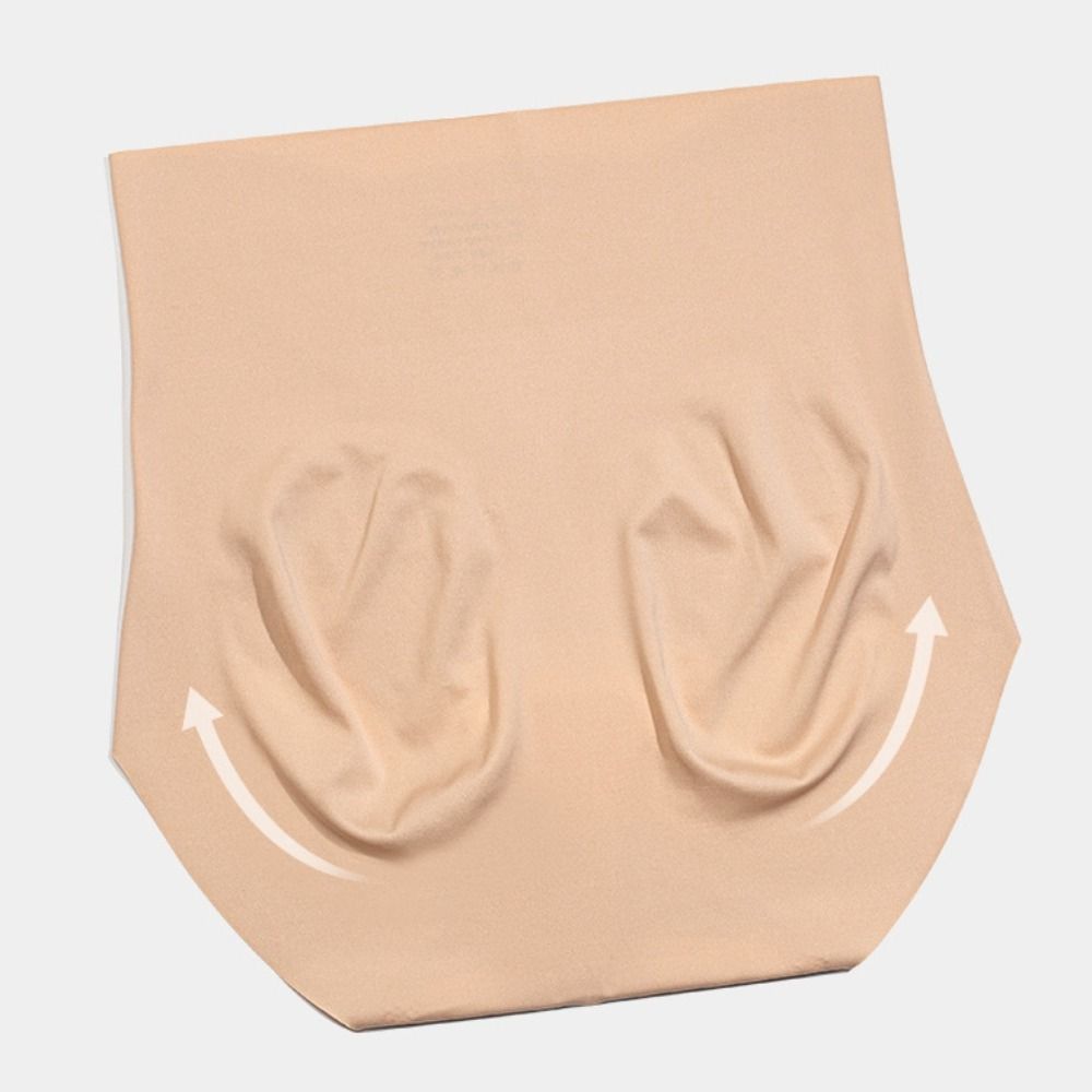 Бесшовное фитнес-невидимое нижнее белье со средней посадкой, нижнее белье для контроля живота, йога