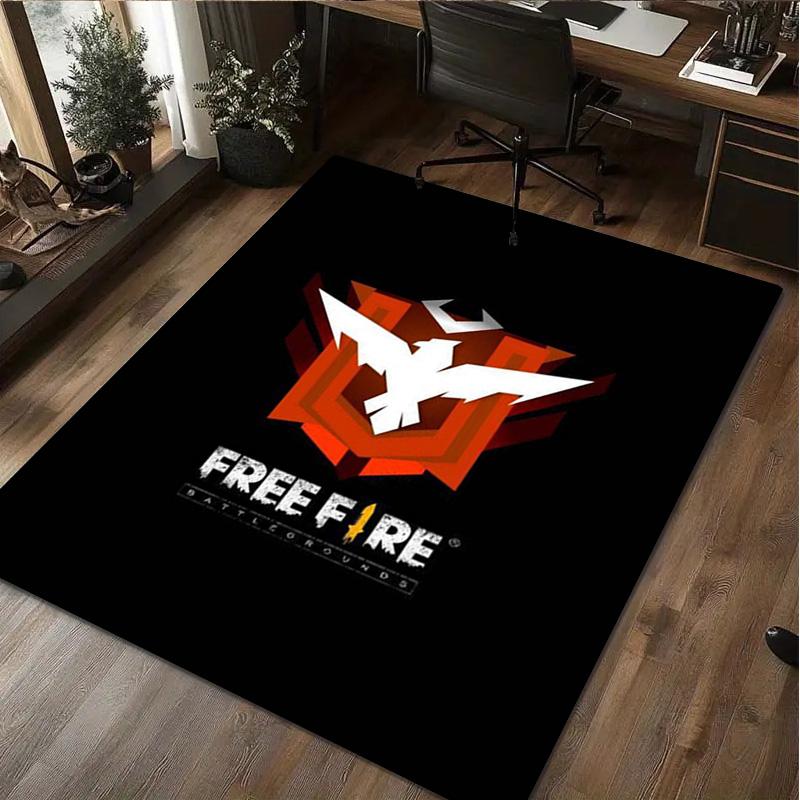 Free Fire Rug - Home carpet Office Decorative Carpet For Living Room Bedroom Door Mat Floor Rug Computer Chair Area Rug