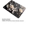 3D Floral Placemat Diatomaceous Earth Absorbent Flower Placemat Non-slip Decorative Heat Insulation Mat for Dining Table Home Decor
