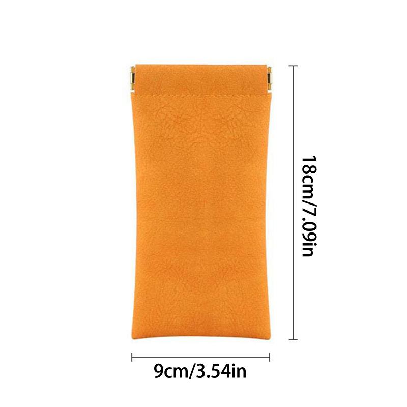 Сумка для хранения очков из искусственной кожи, автоматический закрытый чехол для солнцезащитных очков, водонепроницаемый чехол, защитный чехол для очков, сумка для хранения очков