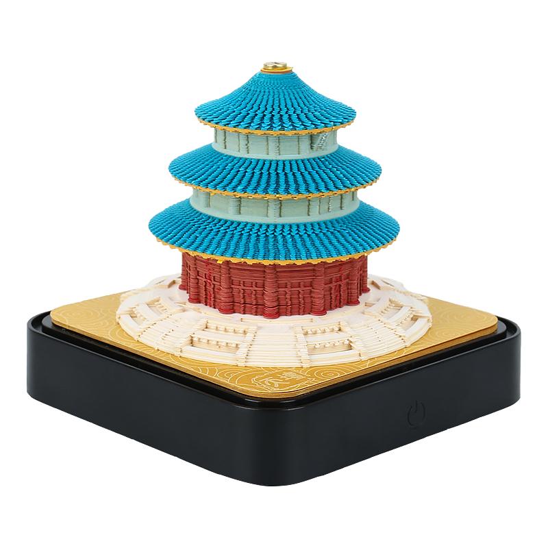 Promotional Gift Customize 2026 Calendar Paper Craft 3D Memo Pad Custom Notepad Desk Decoration Stationery Gfit Items for School