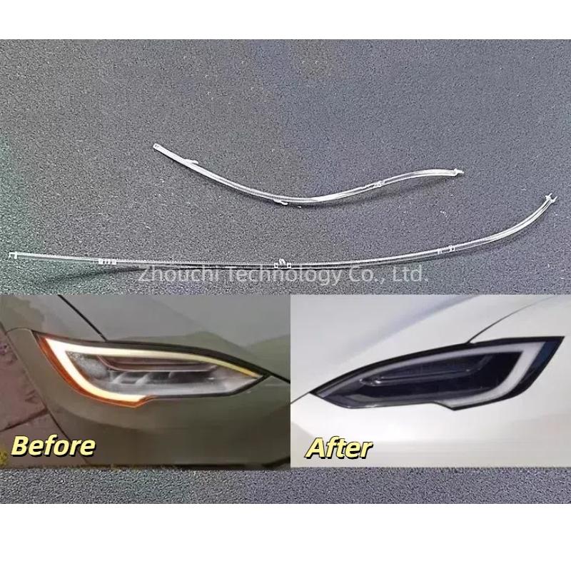 NEW Headlight DRL Tube Acrylic tube Light Guide Strip Light DRL Strip For Model S