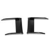 Pair of Front Bumper Side Spoiler Left Right Abrasion Resistant Self Adhesive for 1 Series F40 2019 Onwards Glossy Black