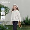 Детская хлопковая рубашка JELLYBABY с французским кружевным воротником для девочек