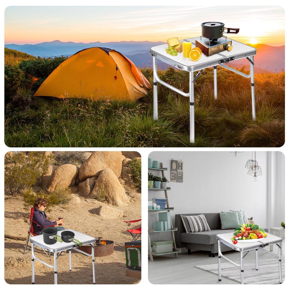 Портативный складной столик для кемпинга, алюминиевый складной столик для улицы, пикника, кемпинга, пешего туризма
