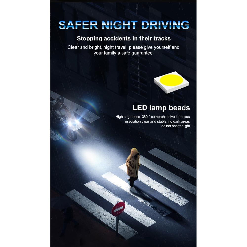 Двухцветная фара для мотоцикла H4 BA20D P15D габаритный огонь универсальная противотуманная фара