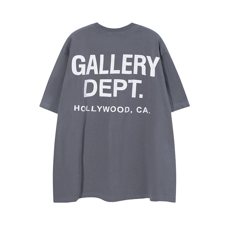 2022 summer new high street trend GALLERY DEPT letter logo printing simple and versatile short-sleeved T-shirt