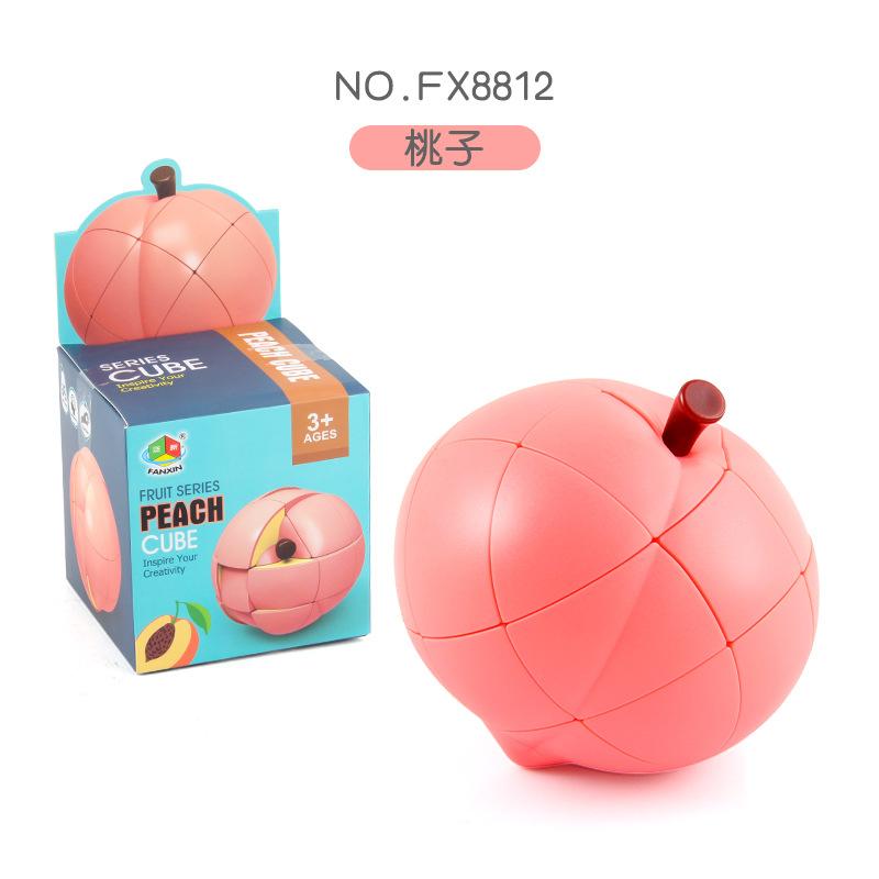 Набор кубиков Рубика Fx Fruit Rubik'S Cube, новая экзотическая серия фруктов для декомпрессии, персиковый лимон, переворачивающийся кубик Рубика