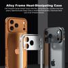 Авиационный алюминиевый сплав Рамка Бампер Чехол для телефона Для iPhone 17 16 15 14 13 Pro Max Plus Металлическая защита линз Ударопрочная крышка