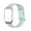 Совместимо с Xiaomi Smart Band 10 Pro - Керамическое издание: Силиконовый ремешок подсолнух с металлическим каркасом.