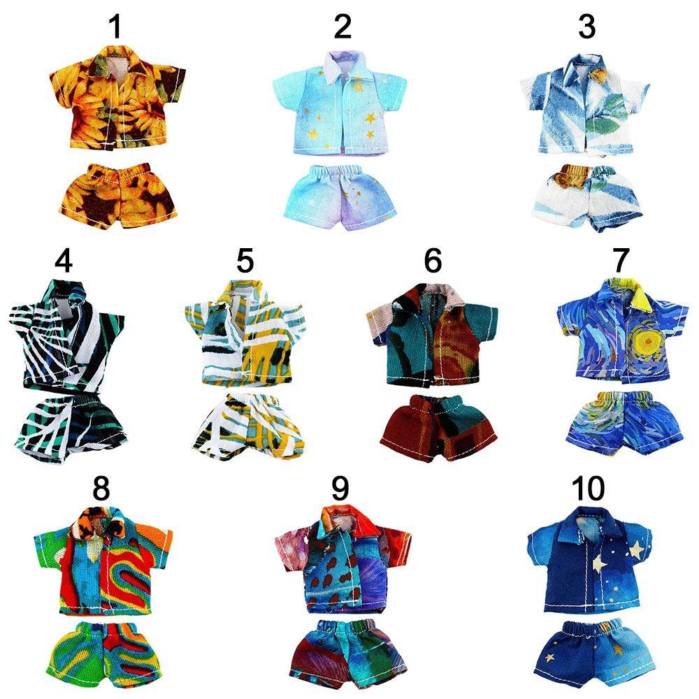 Кукольная одежда для ob11 Повседневная одежда Рубашки Кукольная одежда Футболка для кукол Топы Летняя футболка Шорты