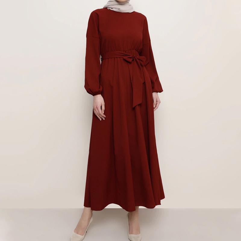 Batwing Sleeve Abaya: 2021 Middle Eastern Women's Long Dress