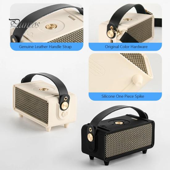 Силиконовый защитный чехол с ручкой из искусственной кожи и плечевым ремнем для портативного BT-динамика Marshall Emberton II, аудио с защитой от царапин