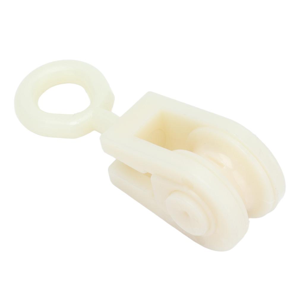 25pcs Plastic Fixed Pulley System Enclosed Chicken House Pulley Livestock Pulley Livestock Farm
