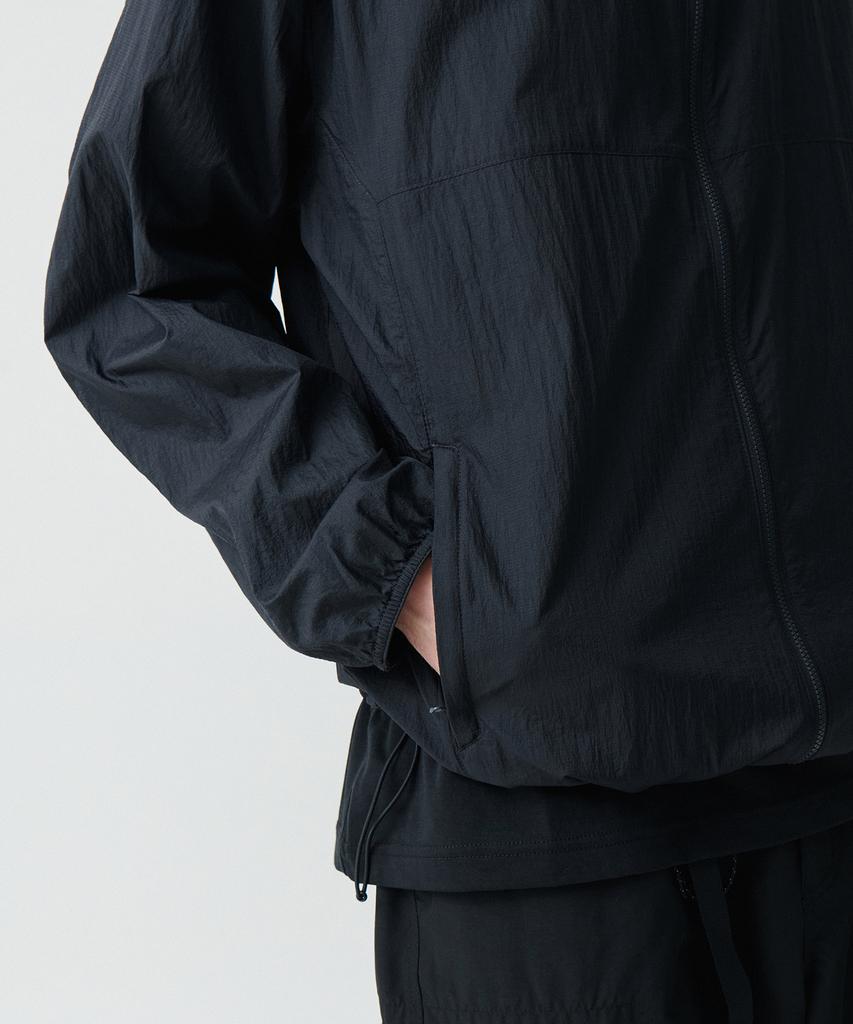 Musinsa Standard [City Leisure] Lightweight Packable Windbreaker Jacket [Black]