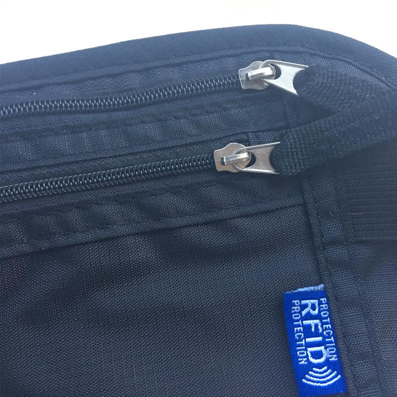 Невидимая поясная сумка с RFID-защитой для бега и езды на велосипеде