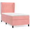 Maison Exclusive - Sommier à lattes de lit avec matelas Rose 100x200 cm Velours