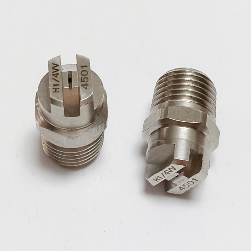1/4" BSPT нержавеющая сталь плоскоструйная форсунка для очистки
