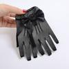 Bow Knot Lace Mesh Gloves Short Etiquette Dress Gloves  Holiday Princess Birthday Party Gloves