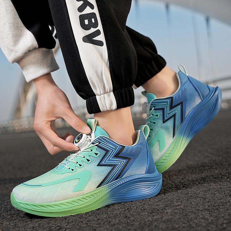 Новые легкие кроссовки для бега с отскоком и противоскользящим дизайном, низкий вырез, легкие, с амортизацией, дышащие спортивные туфли, повседневная обувь