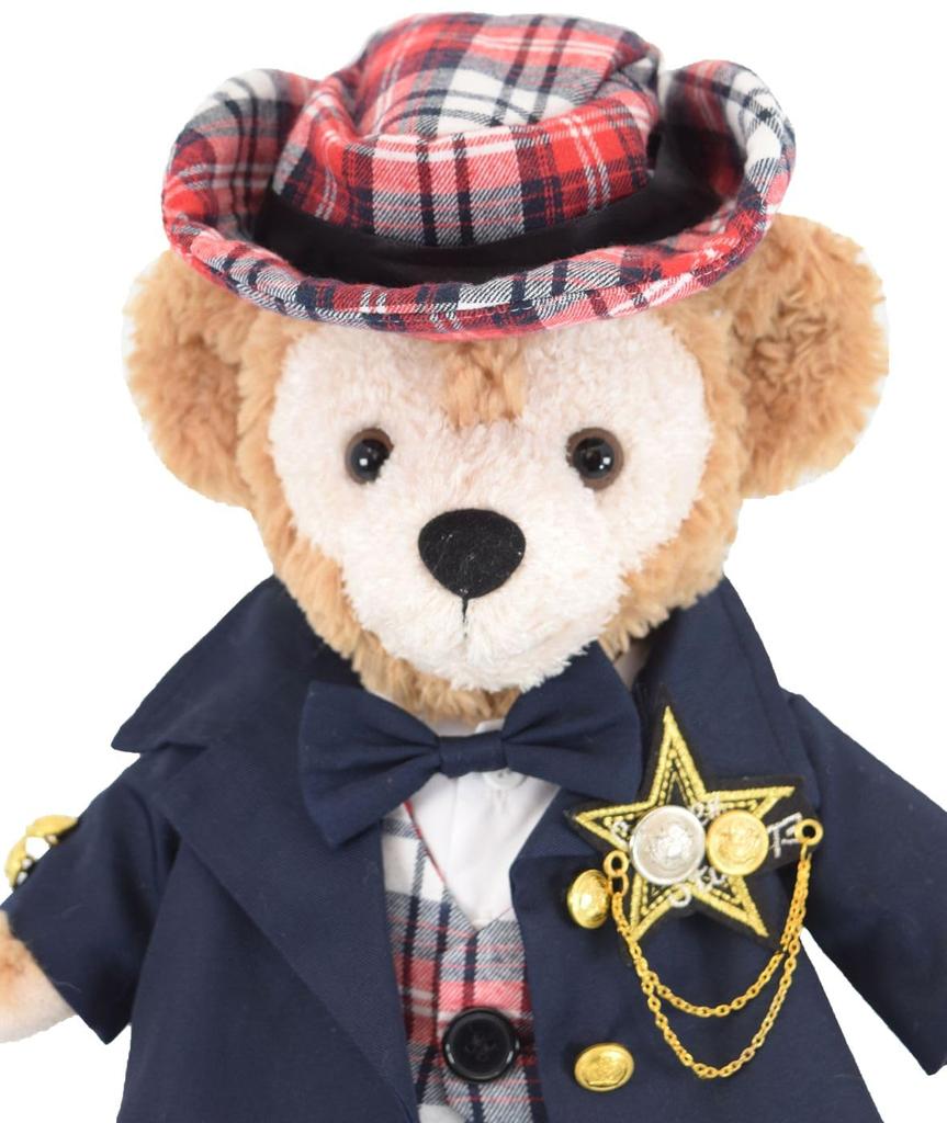 Заказ почтой одежды для плюшевого мишки Элис Даффи костюм темно-синего цвета для выхода в свет без тела для размера S