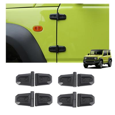 Декоративная накладка на дверную петлю автомобиля из АБС-пластика для Suzuki Jimny 2019+, внешние аксессуары, черный