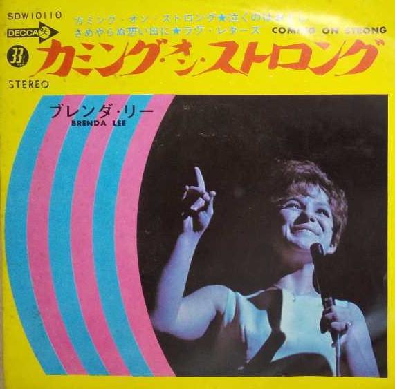 7-дюймовая пластинка BRENDA LEE Coming On Strong SDW10110 DECCA 1967 Japan Pop Б/у