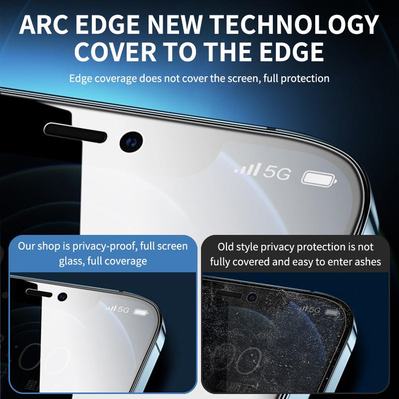 4K HD iPhone 13 11 12 Pro Max Mini Privacy Tempered Glass Privacy Screen Protector for iPhone XS MAX XR X SE 6 6S 7 8 Plus Glass