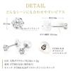 PLUSTER Earrings Diamond Platinum 18K Yellow Gold Natural Diamond Stud Earrings with Catch Simple Authentic Small Popular Stylish Women Birthday
