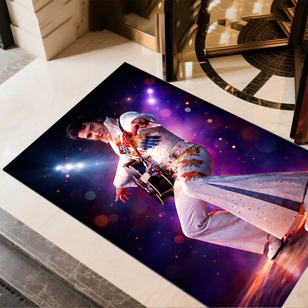 Elvis Presley Performance Floor Rug Office Rug Suitable for Bedrooms Balcony Playrooms Dormitory Antislip Carpet Decorate Offices